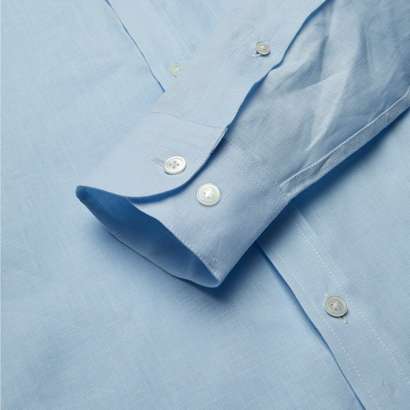 Portuguese Flannel Linen Sky - The Sporting Lodge