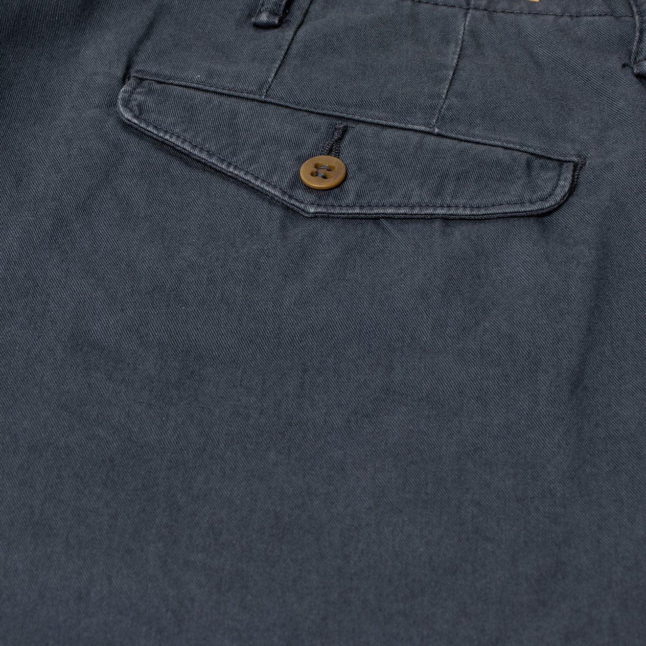 RRL by Ralph Lauren Officers Flat Front Chino Navy - The Sporting Lodge