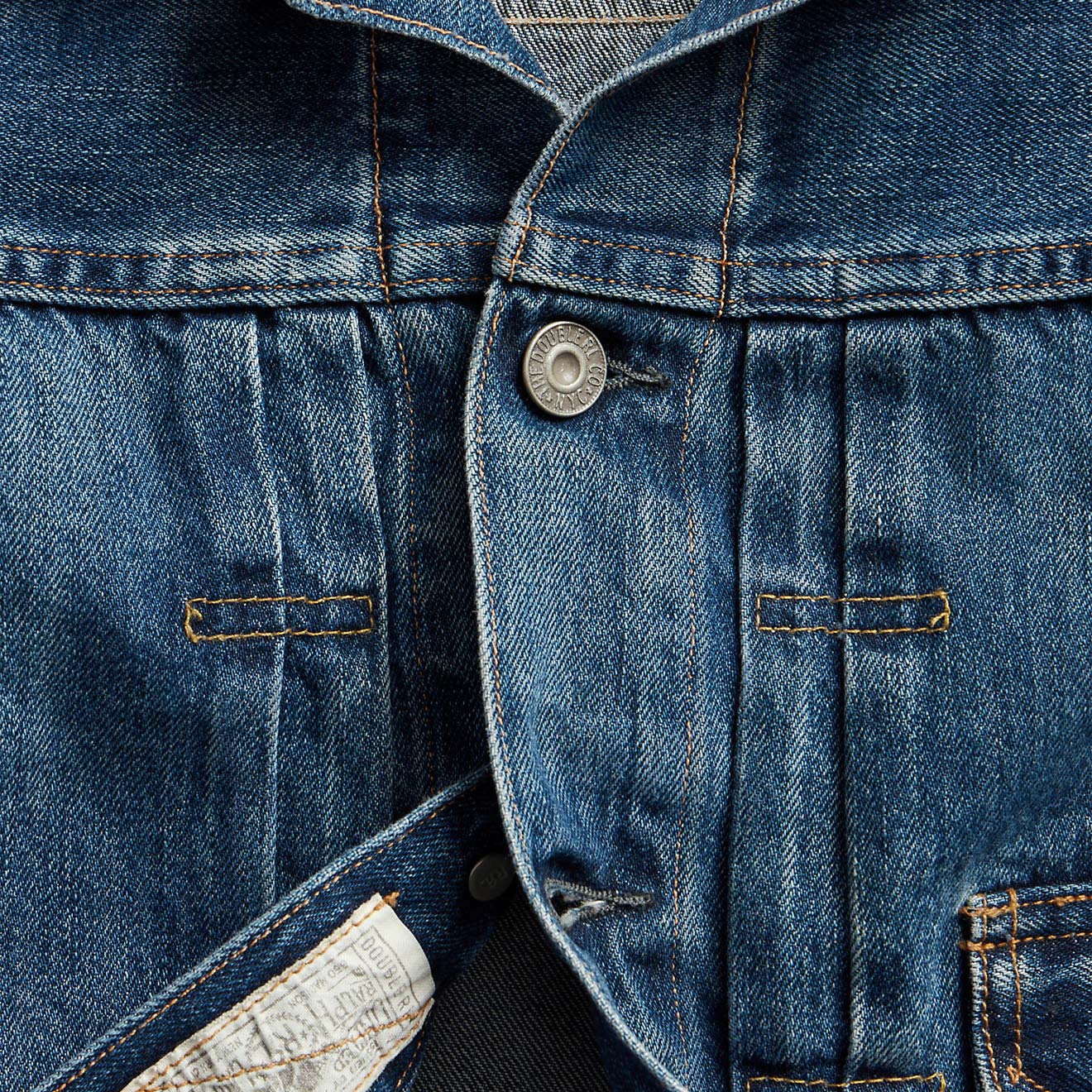 RRL by Ralph Lauren Womens Cropped Denim Jacket Kenney Wash - The Sporting Lodge