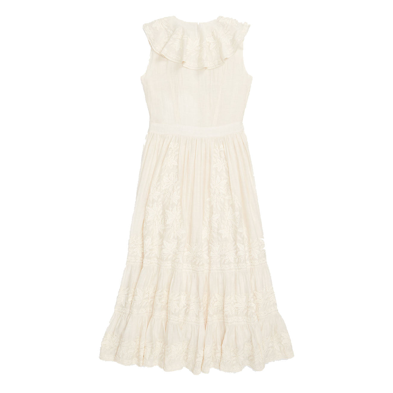 RRL by Ralph Lauren Womens Olivia Silk Blend Dress Natural / Cream - The Sporting Lodge