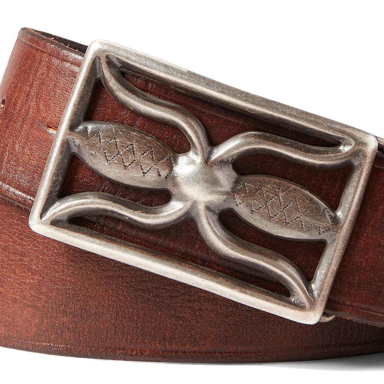 RRL by Ralph Lauren Leather Belt Vintage Brown - The Sporting Lodge