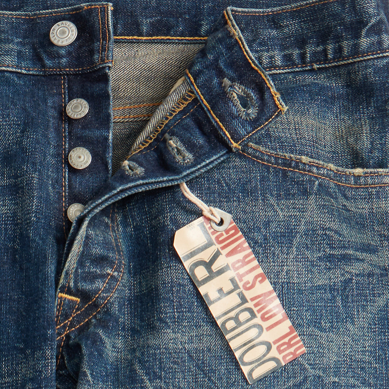 RRL by Ralph Lauren Slim Fit Ridgecrest Selvedge Jean Ridgecrest Wash - The Sporting Lodge