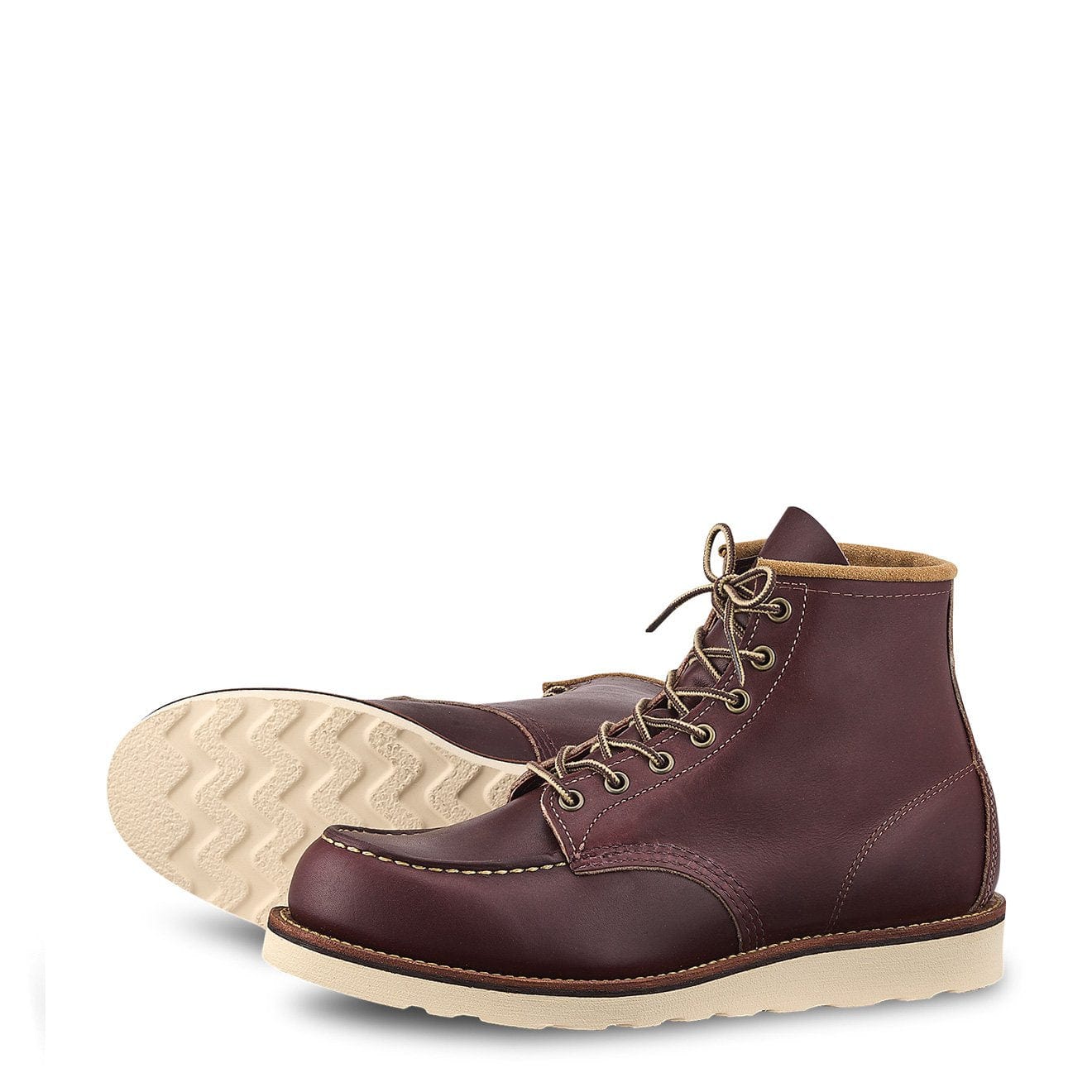 Red Wing 6-inch Classic Moc Boot Oxblood Mesa - The Sporting Lodge
