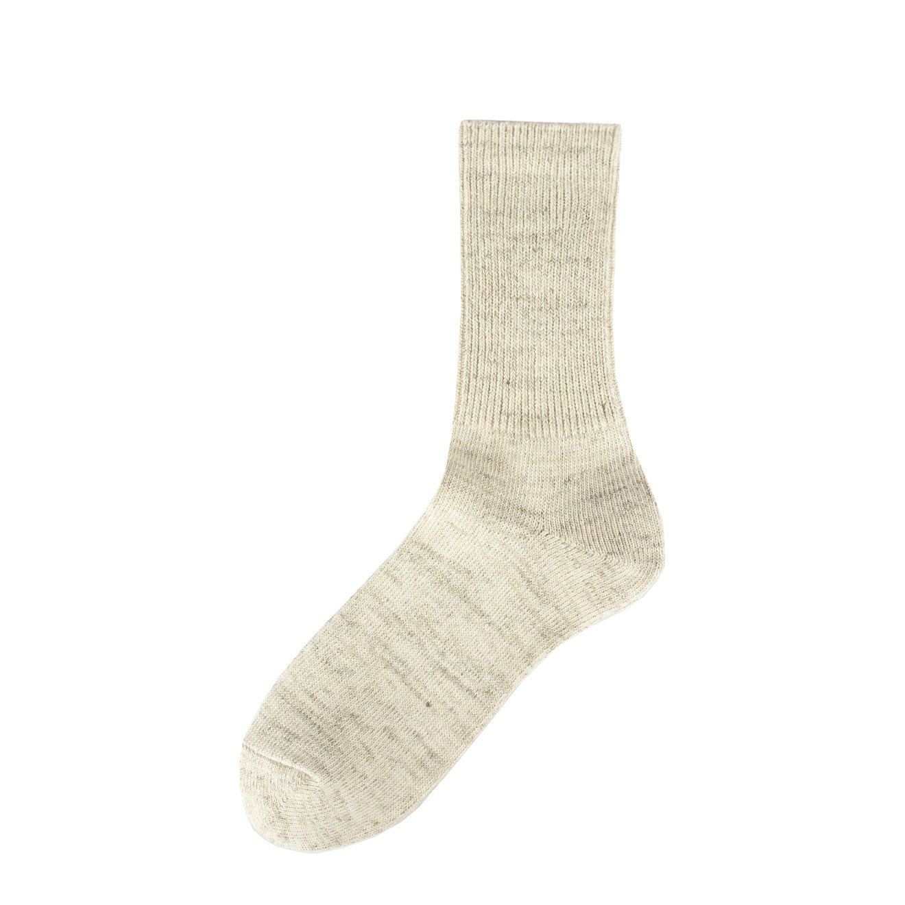 Rototo Organic Daily 3 Pack Ribbed Ecru / Gray - The Sporting Lodge