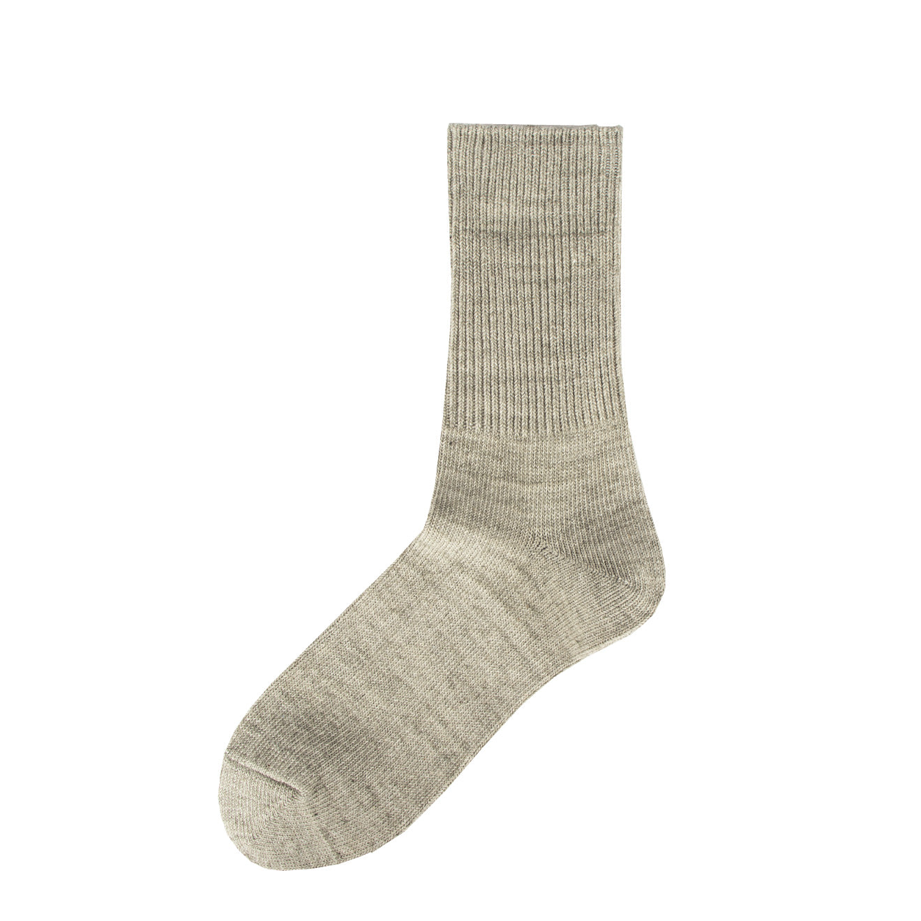 Rototo Organic Daily 3 Pack Ribbed Ecru / Gray - The Sporting Lodge