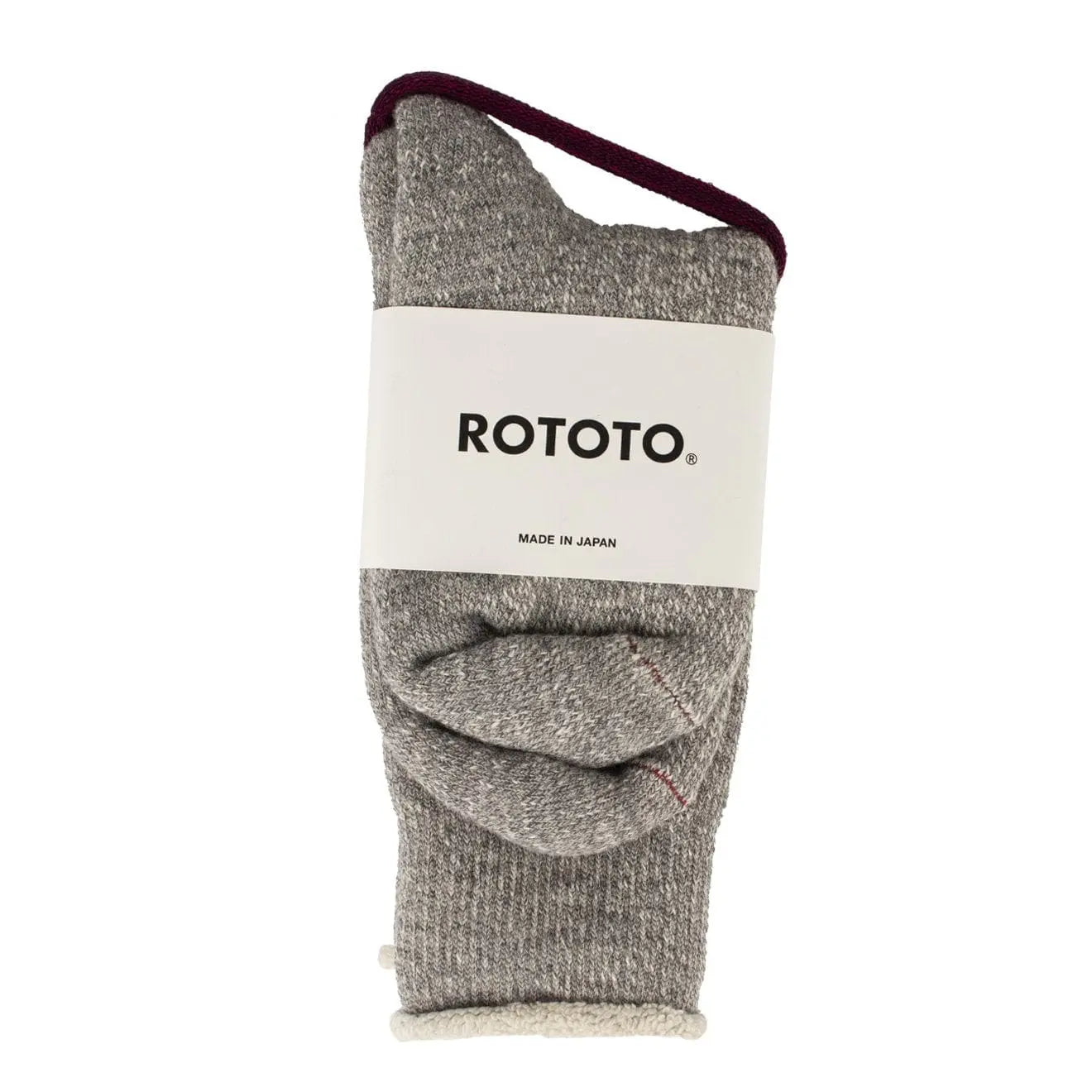 RoToTo Double Face Socks Mid Gray - The Sporting Lodge