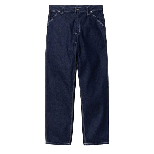 Carhartt WIP Canvas Simple Pant L32 Blue - The Sporting Lodge