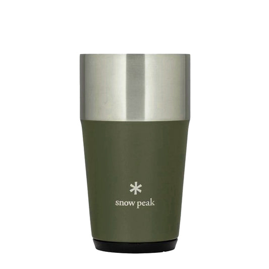 Snow Peak Shimo Tumbler 470 Olive Green - The Sporting Lodge