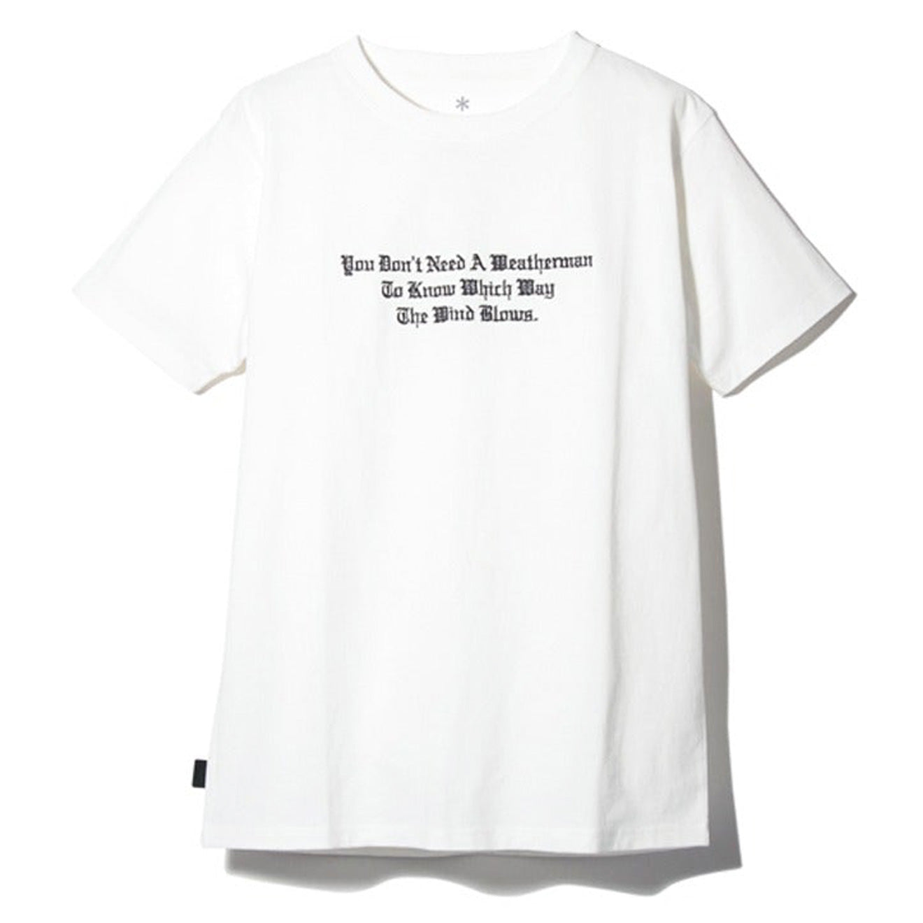 Snow Peak Typographical T-Shirt 4 White - The Sporting Lodge