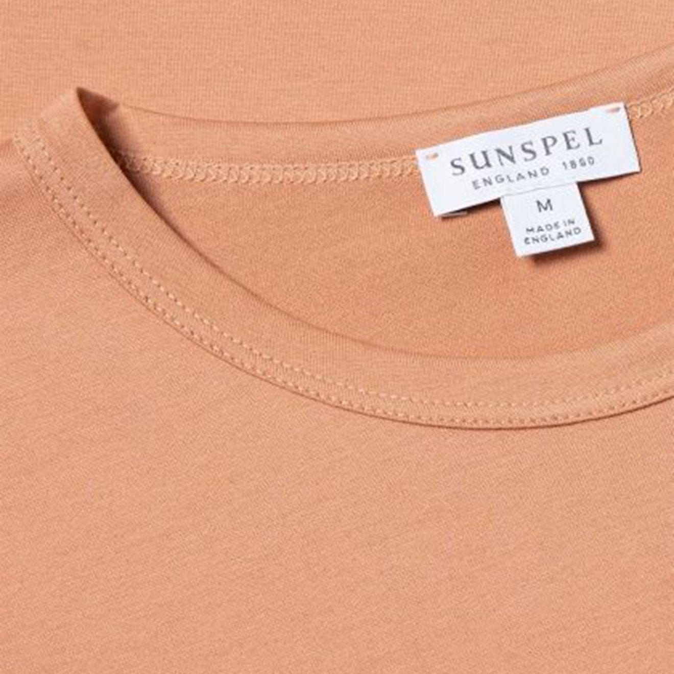 Sunspel Classic Crew Neck T-Shirt Clay - The Sporting Lodge