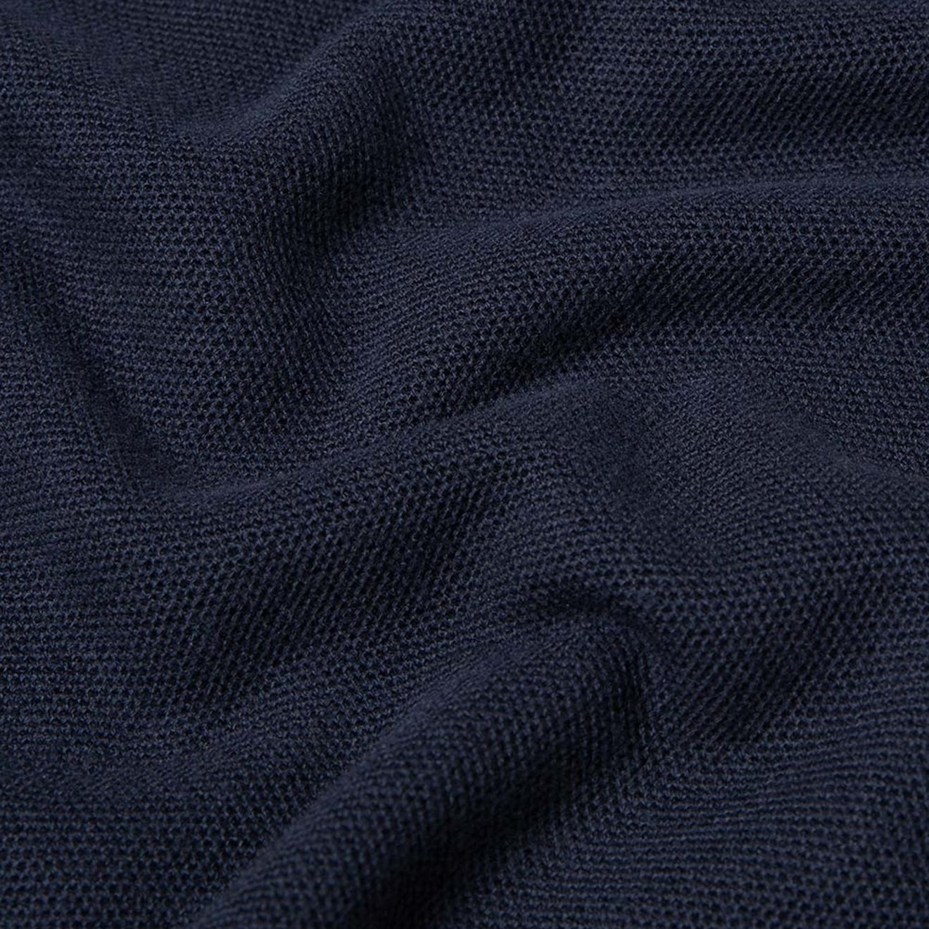 Sunspel Fine Knit Polo Shirt Navy - The Sporting Lodge