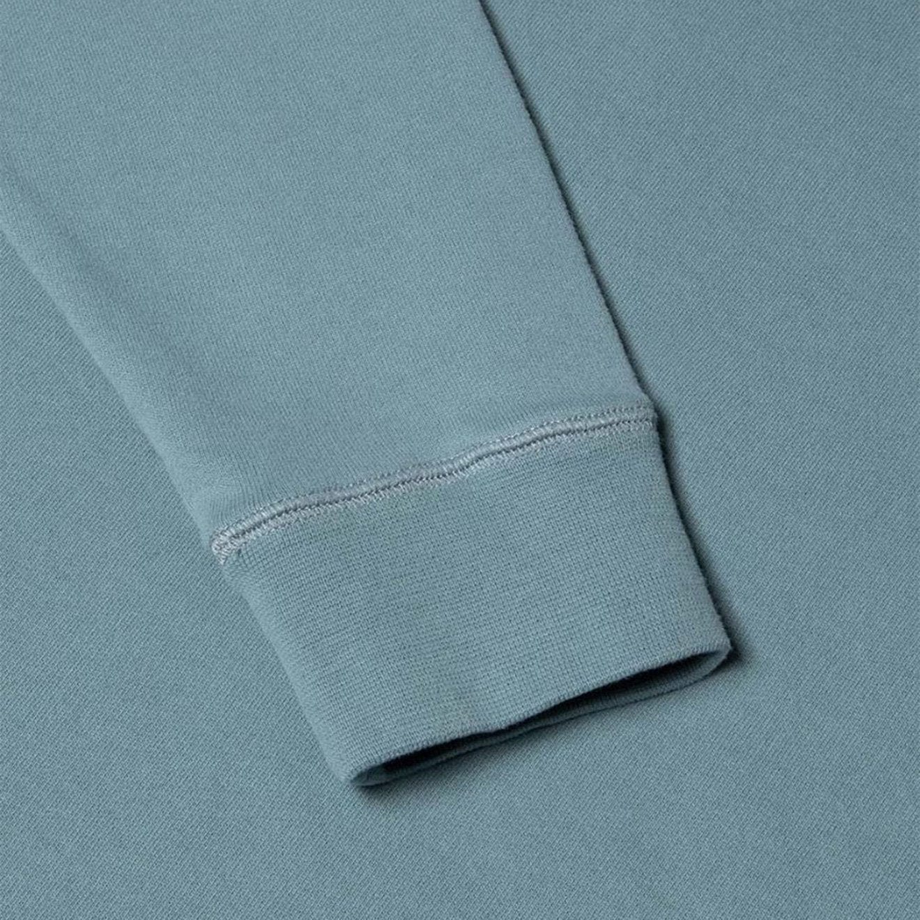 Sunspel Loopback Sweatshirt Dove Grey - The Sporting Lodge