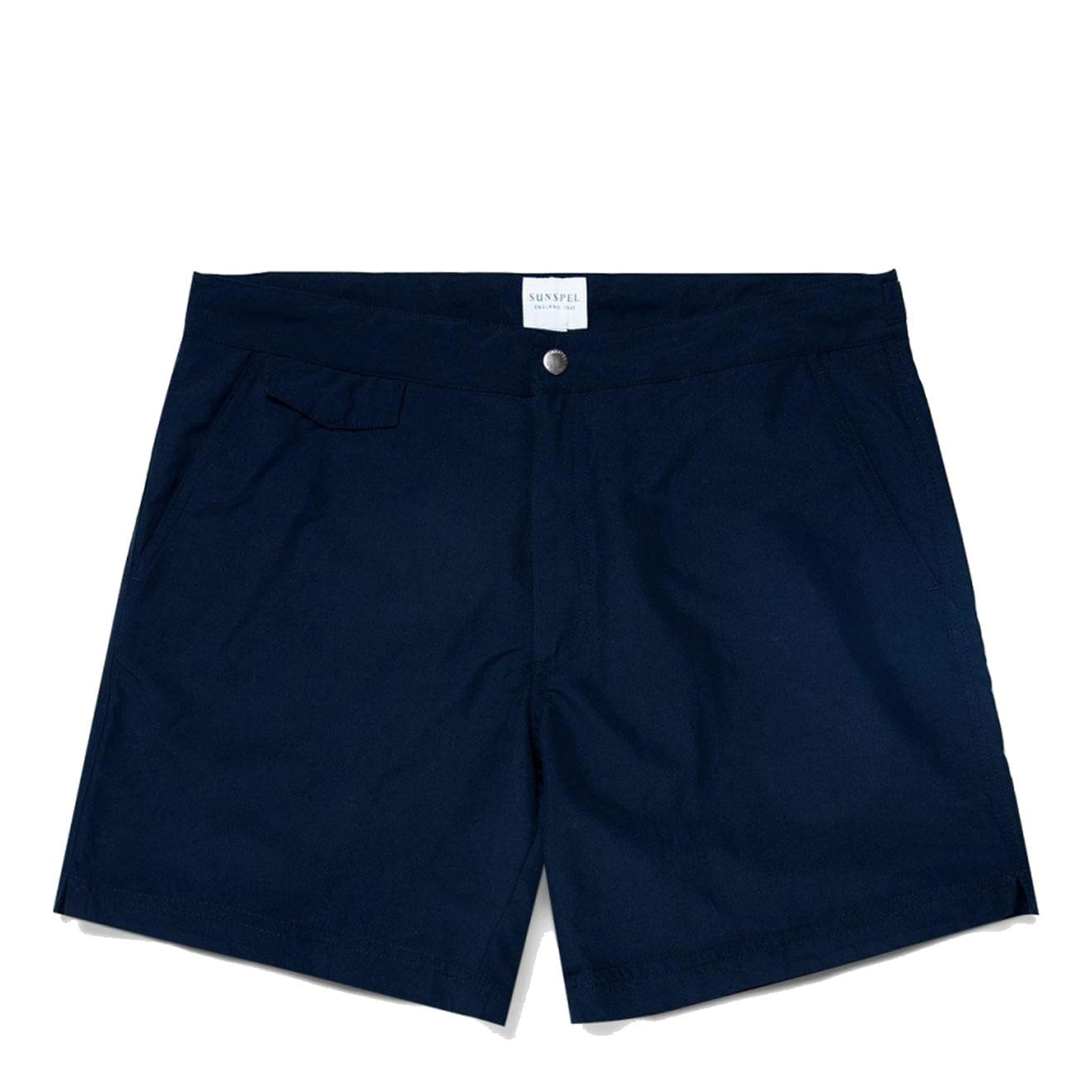 Sunspel Tailored Swim Short Navy - The Sporting Lodge