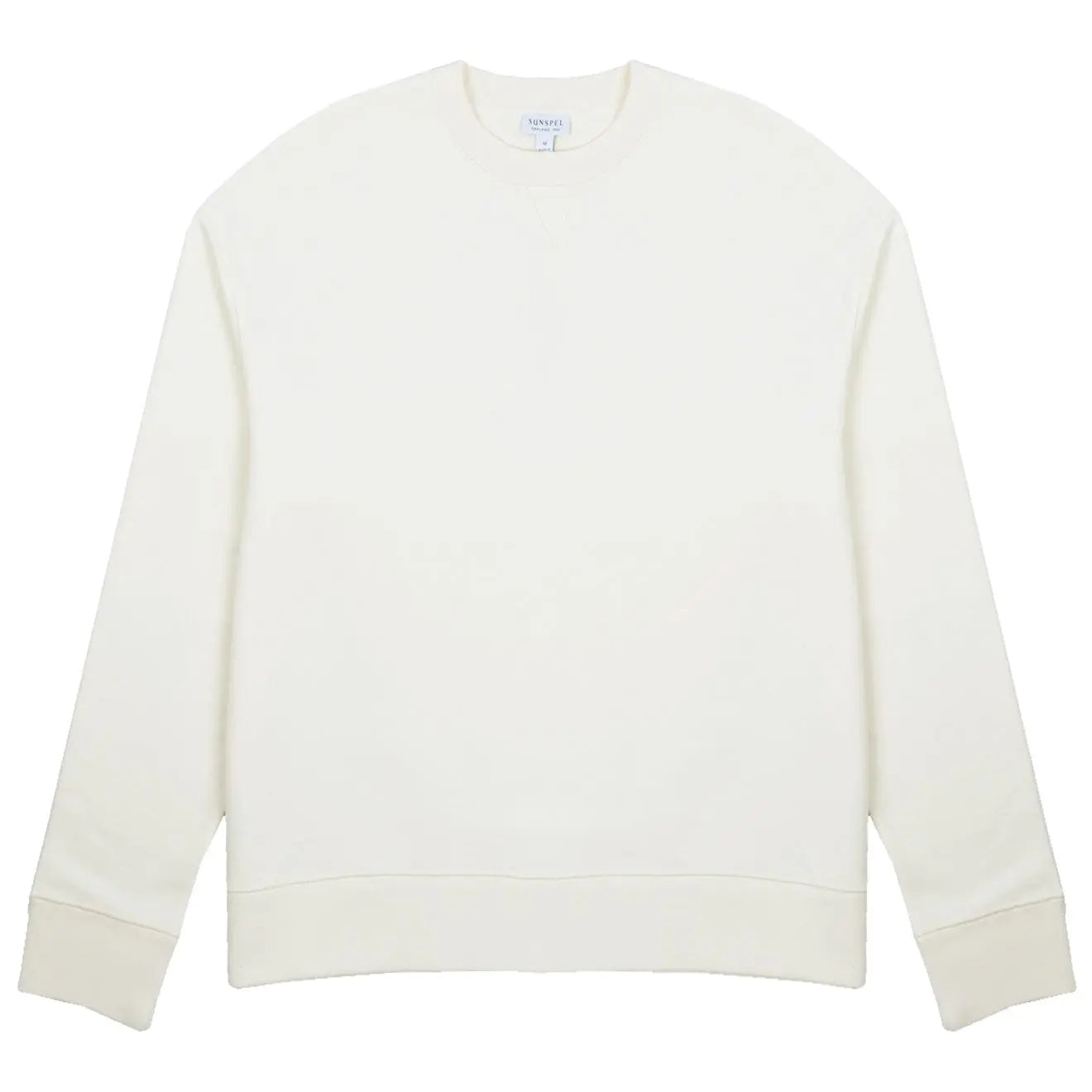 Sunspel Womens Loopback Sweatshirt Archive White - The Sporting Lodge