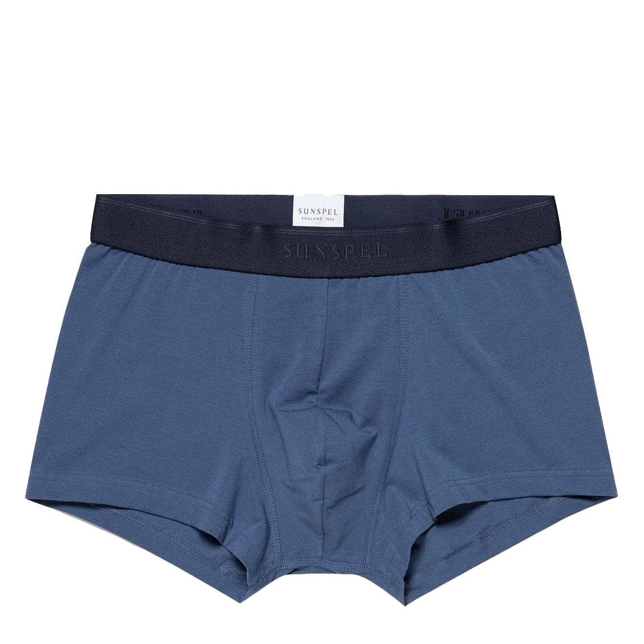 Sunspel Stretch Cotton Trunks Atlantic Blue - The Sporting Lodge