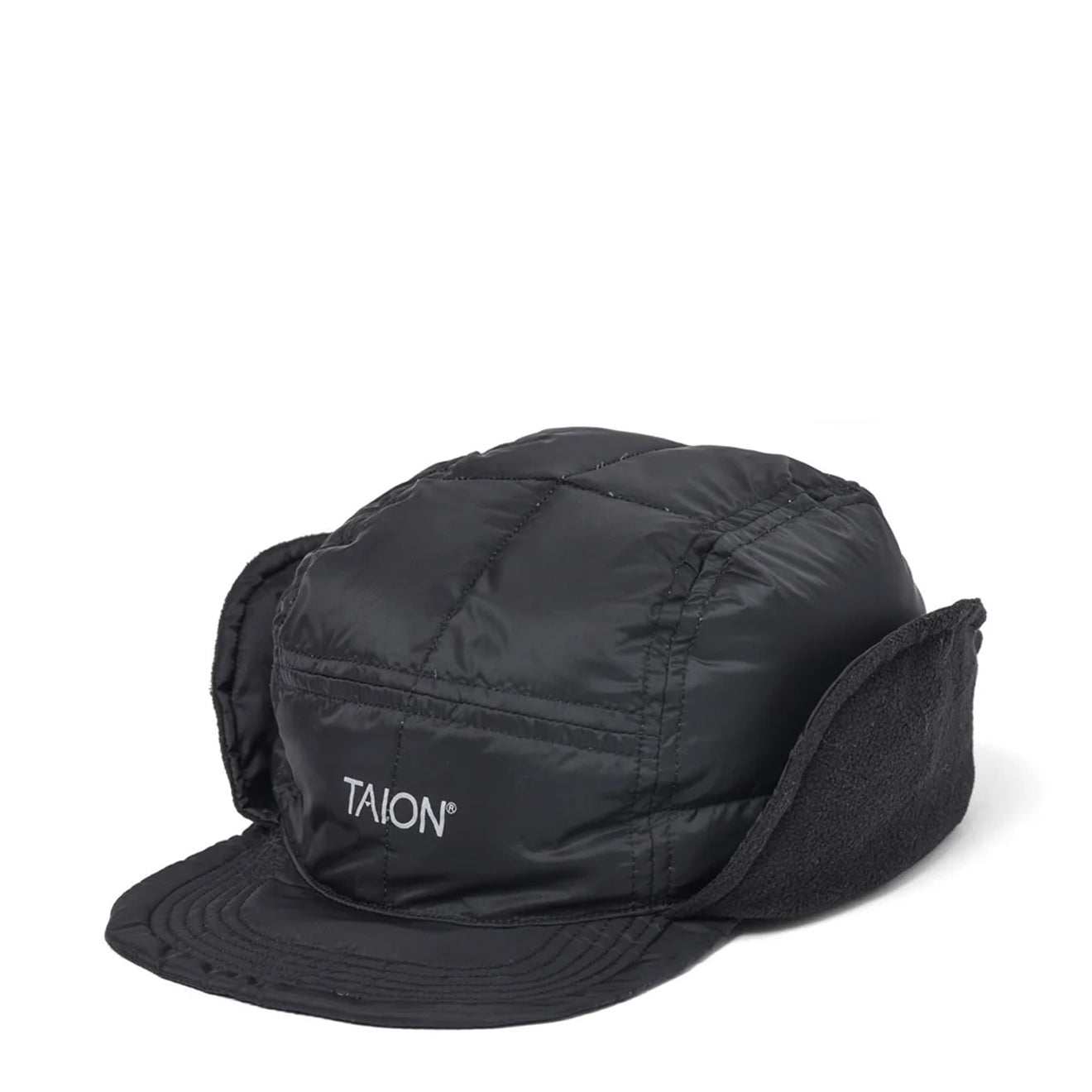 Taion Basic Dog Ear Down Cap Black - The Sporting Lodge