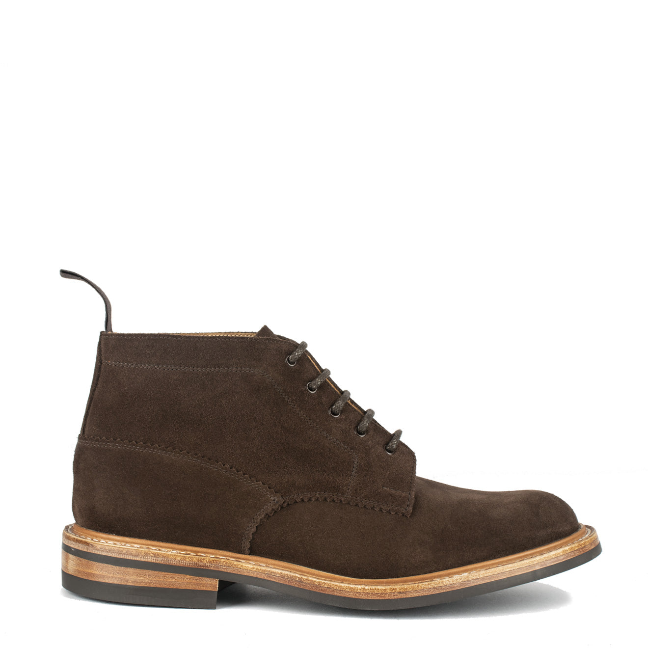 Trickers Evedon Chukka Boot Cafe Repello Suede - The Sporting Lodge