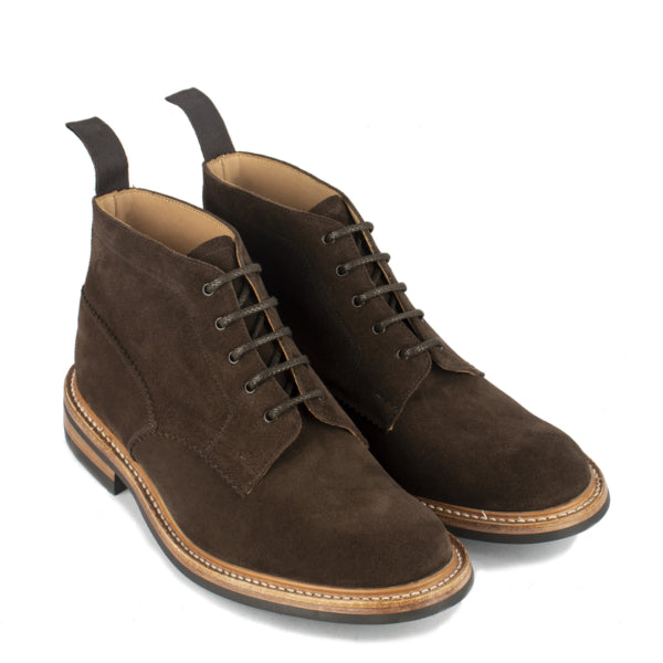 Trickers Evedon Chukka Boot Cafe Repello Suede - The Sporting Lodge