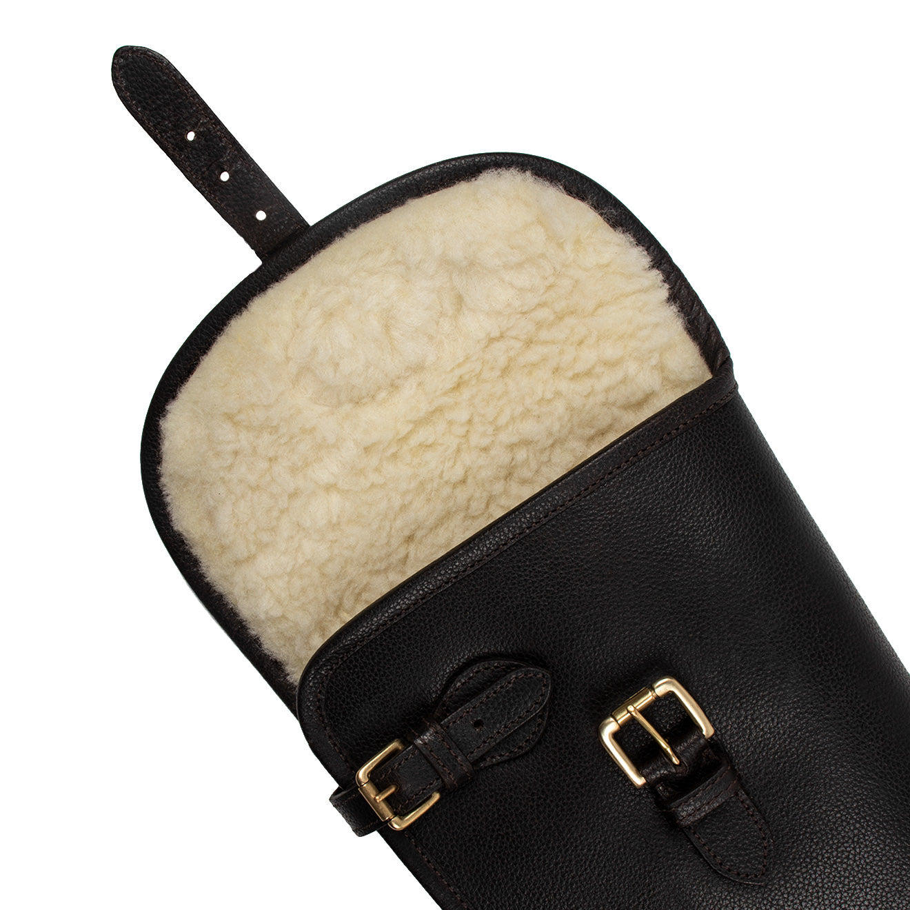 GMK Wickham Leather Buckle and Zip Gunslip 32 inches Brown - The Sporting Lodge