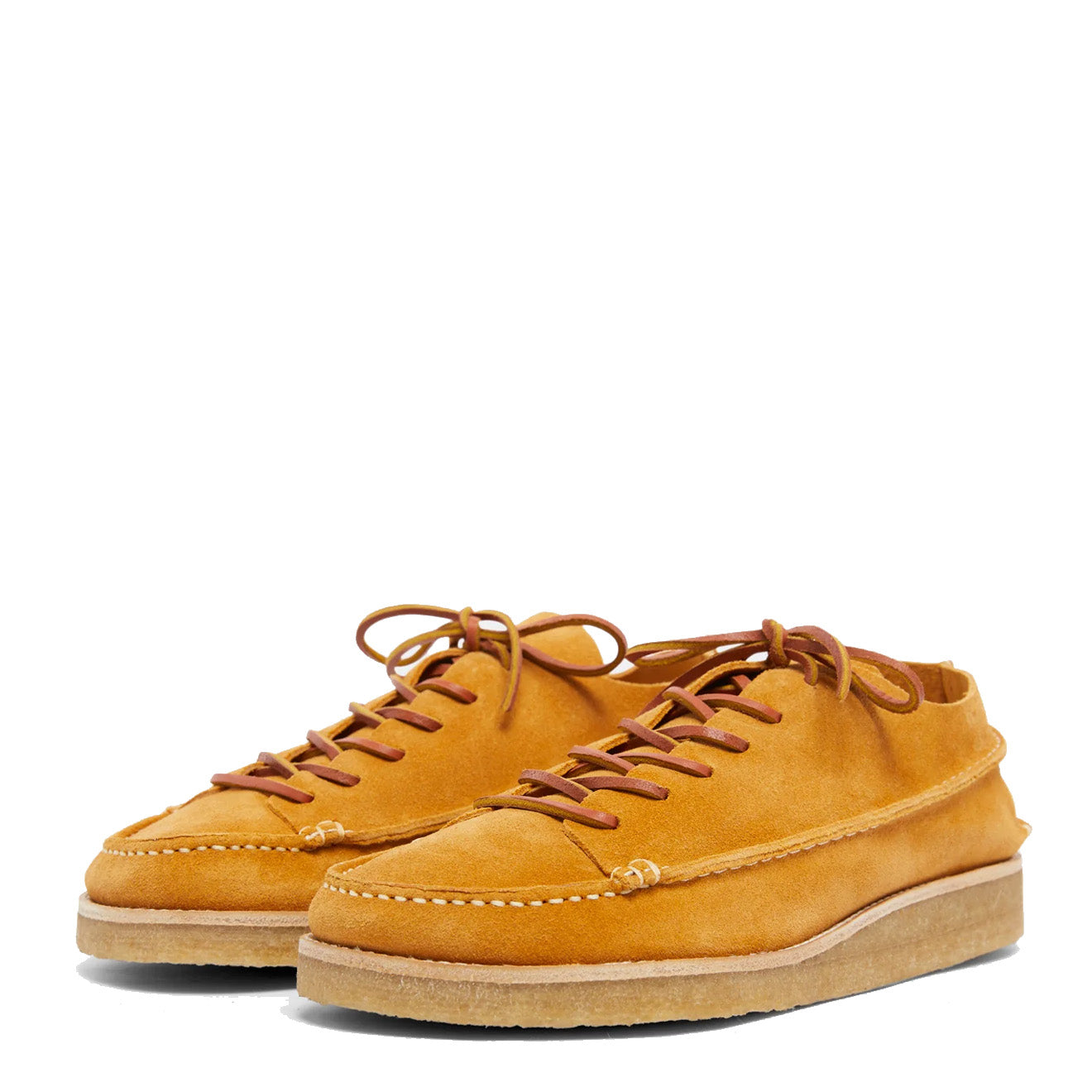 Yogi Finn Suede Lace Up Show On Crepe Turmeric - The Sporting Lodge
