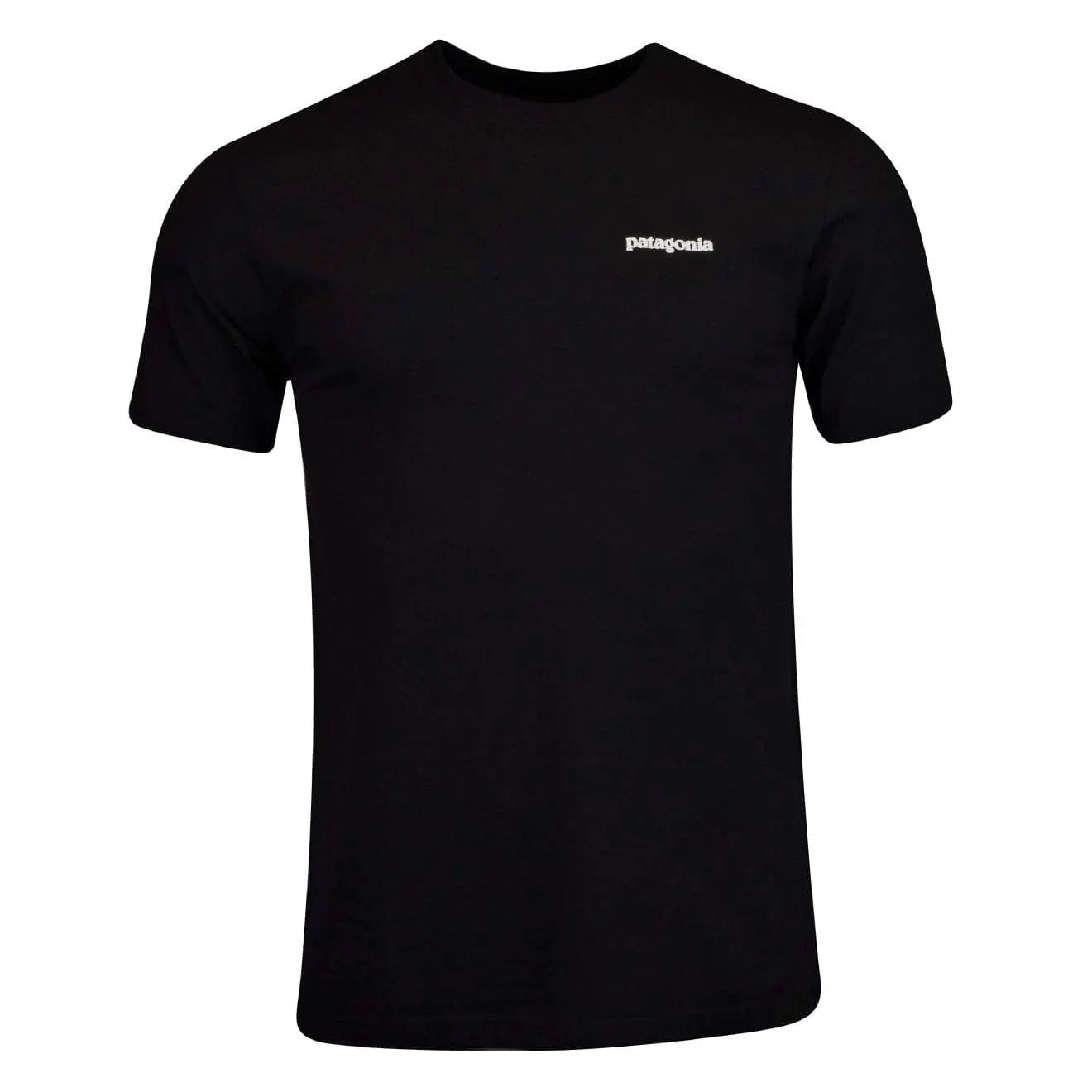 Patagonia P-6 Logo Responsibili Tee Black - The Sporting Lodge