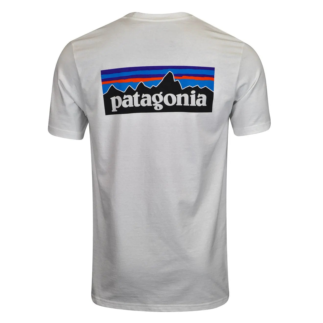 Patagonia P-6 Logo Responsibili Tee White - The Sporting Lodge