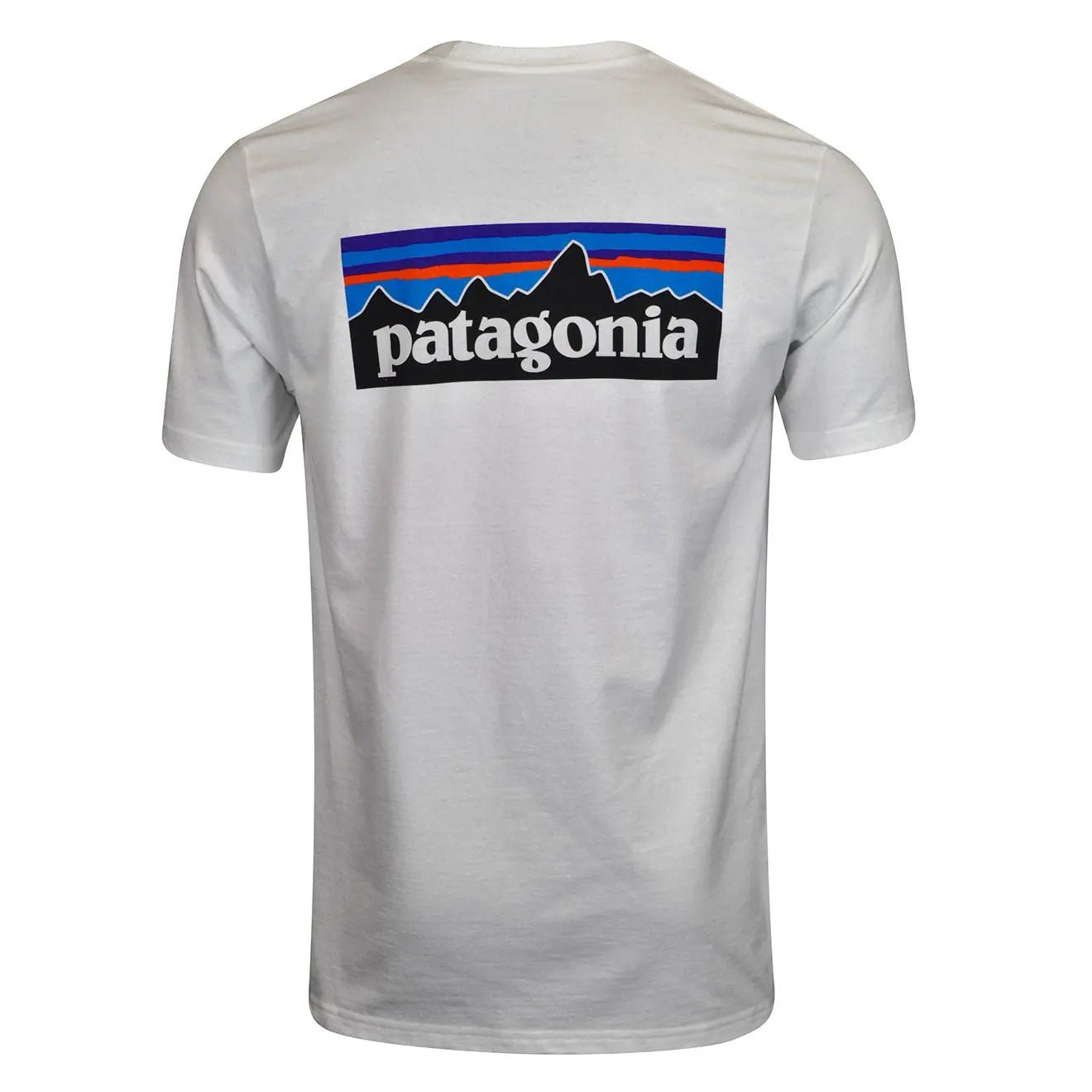 Patagonia P-6 Logo Responsibili Tee White - The Sporting Lodge