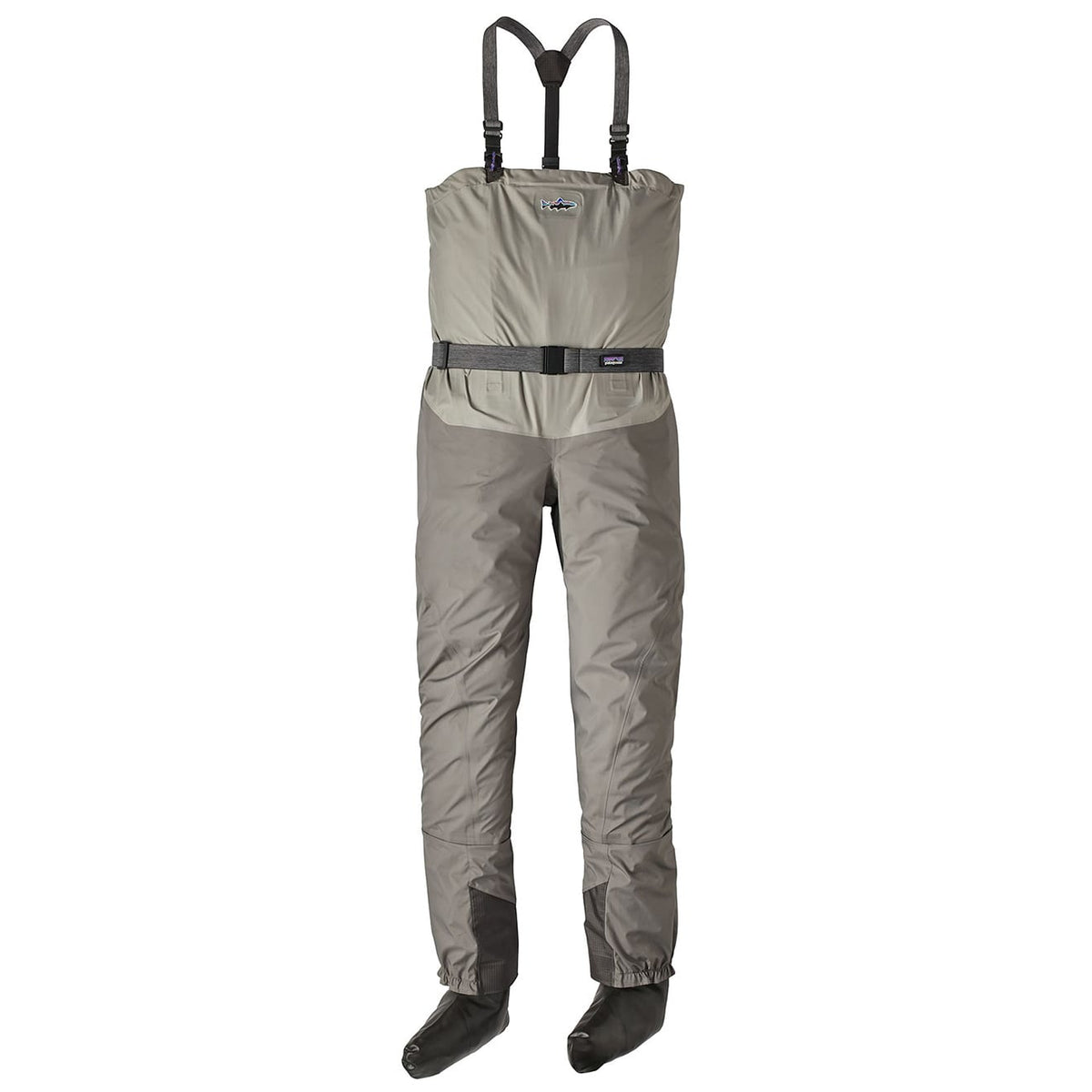 Patagonia Middle Fork Packable Waders Regular Hex Grey - The Sporting Lodge