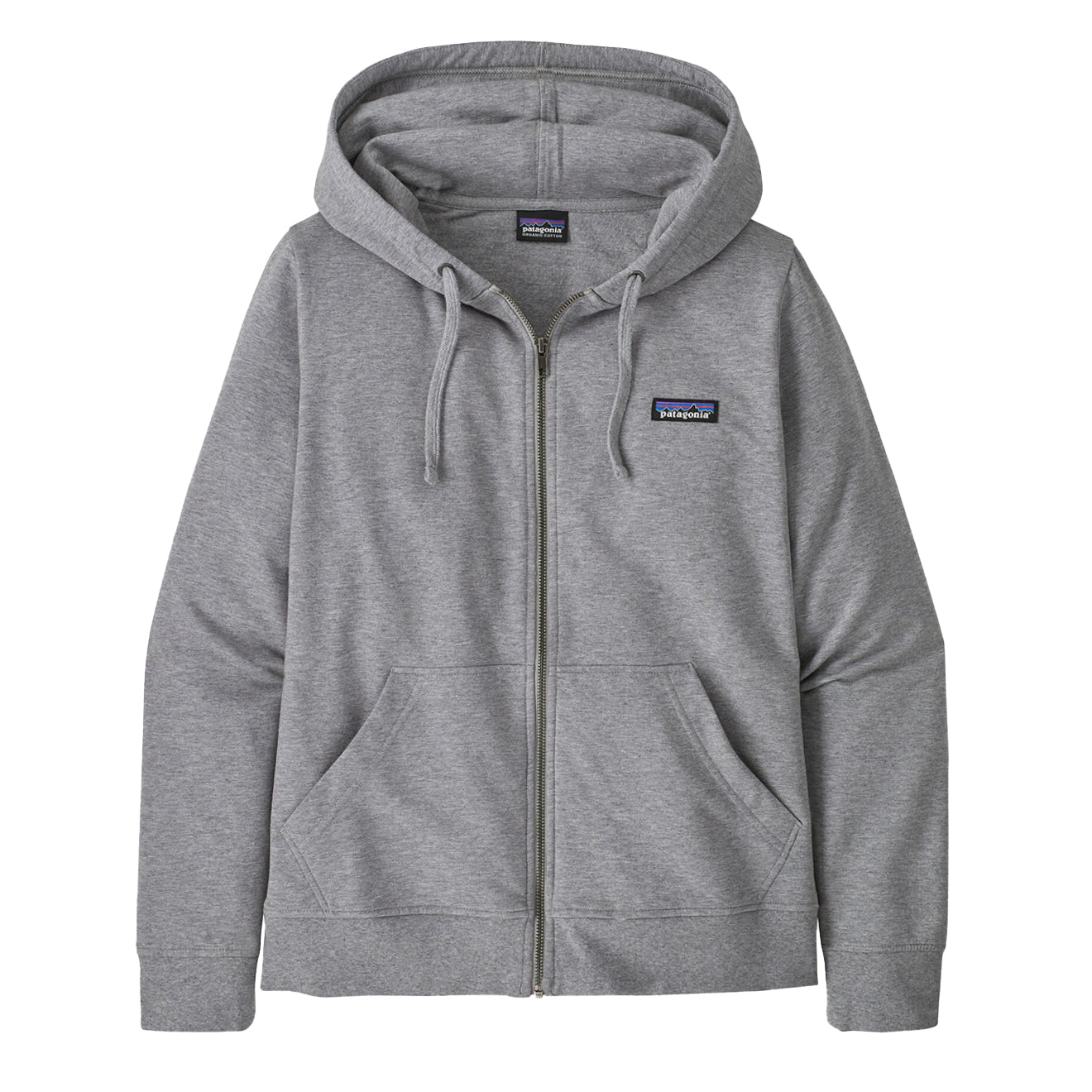 Patagonia Womens Ahnya Full-zip Fleece Hoody Salt Grey Heather - The Sporting Lodge
