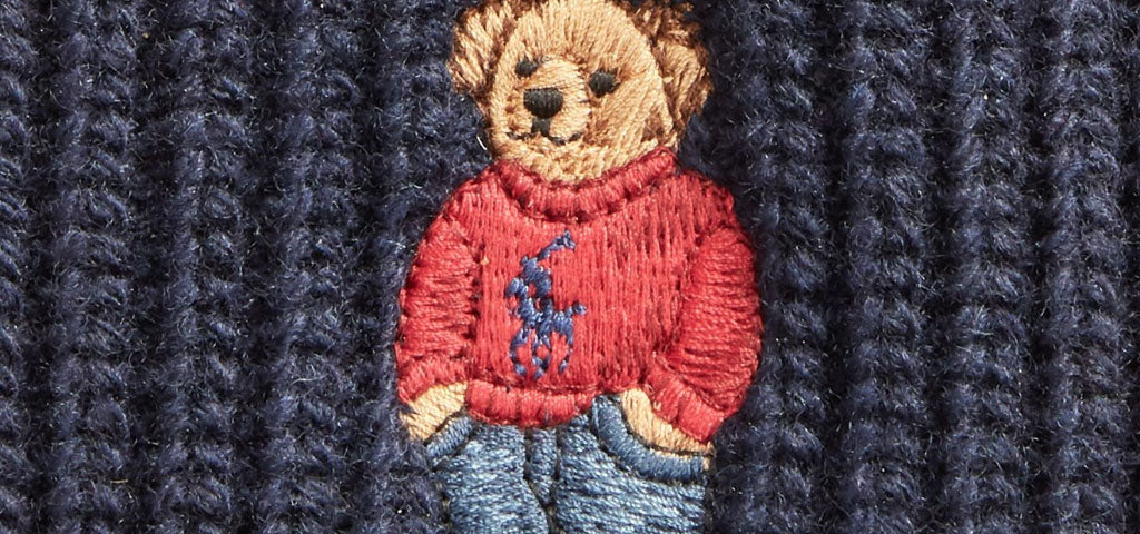 Ralph Lauren Polo Preppy Bear Embroidered Logo