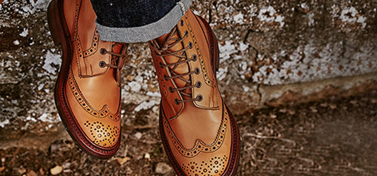 Tricker's Goodyear welted brogue shoes
