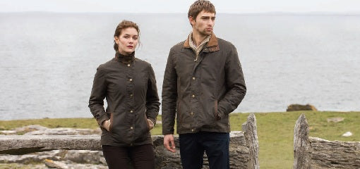 Man and Women Wearing Dubarry Jackets