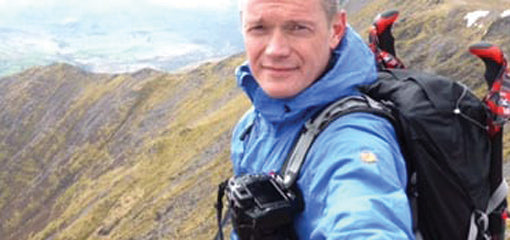 Phil Raisbeck Wearing Fjallraven High Coast Wind Jacket and Kanken Bag