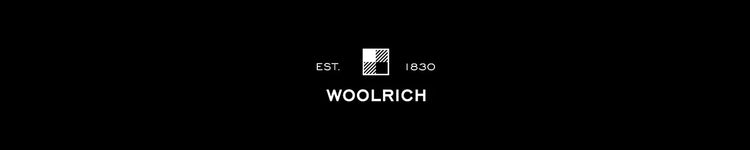 Woolrich Brand logo on black background