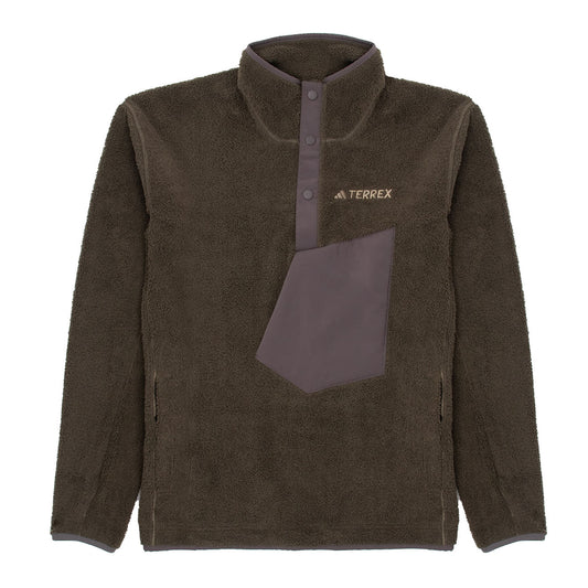 Adidas Terrex Xploric High Pile Fleece Olive Strata - The Sporting Lodge