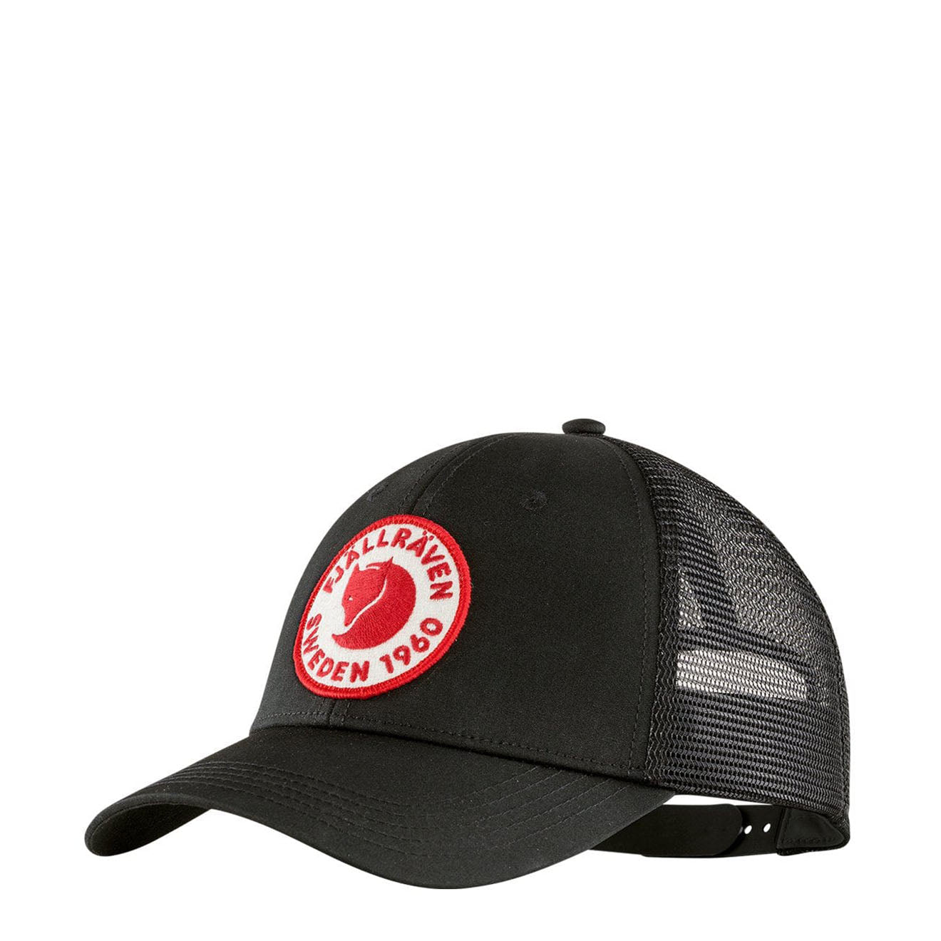 Fjallraven 1960 Logo Langtradarkeps Cap Black - The Sporting Lodge