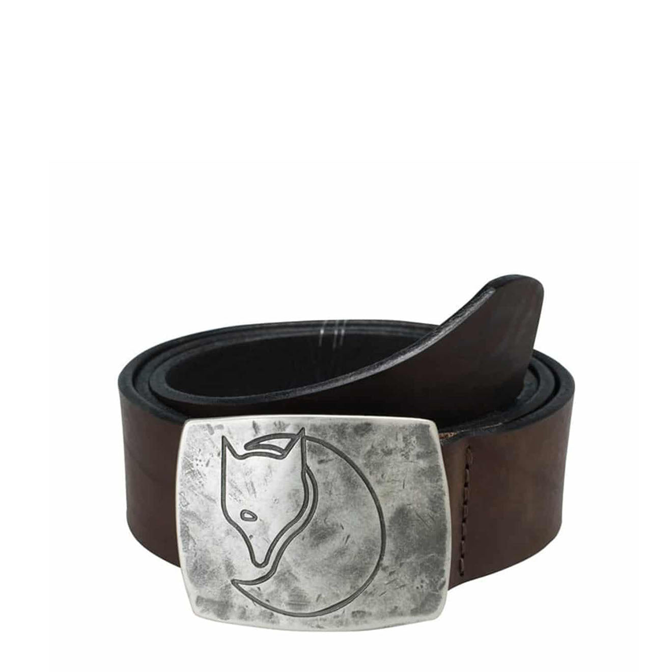 Fjallraven Murena Silver Belt Leather Brown - The Sporting Lodge