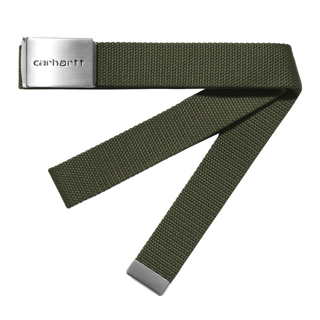 Carhartt WIP Clip Belt Office Green - The Sporting Lodge