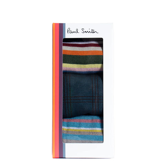 Paul Smith Socks Three Pack Black - The Sporting Lodge