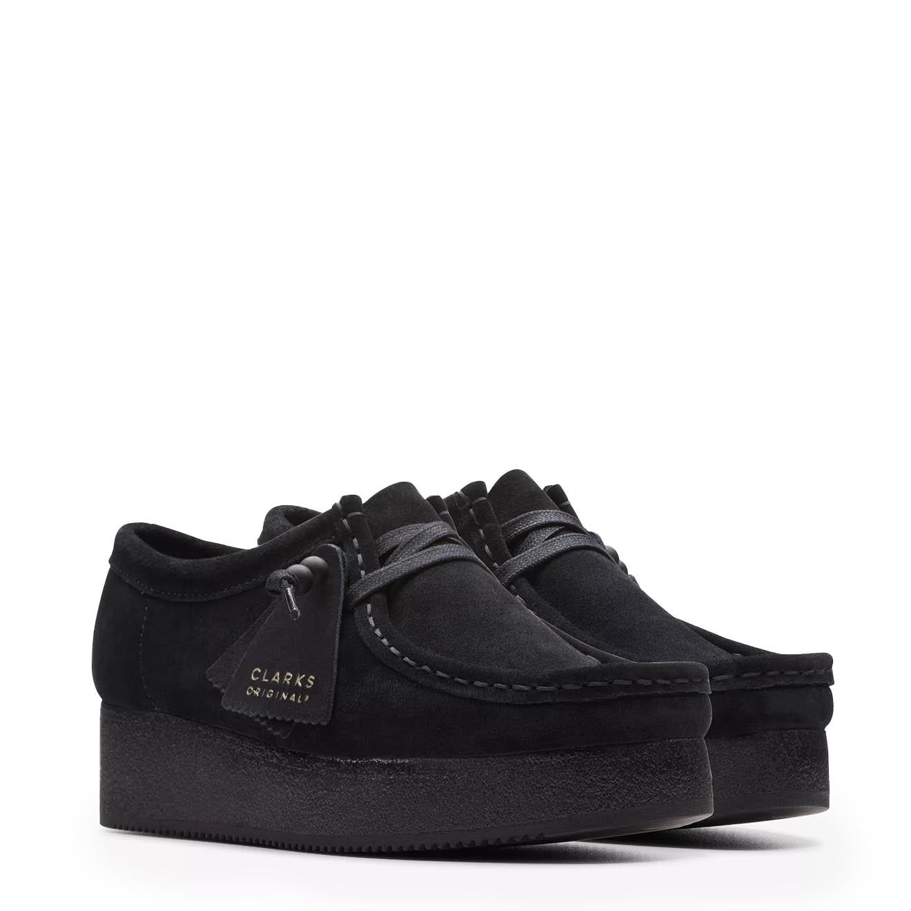 Clarks Originals Womens Wallacraft Bee Black Suede - The Sporting Lodge