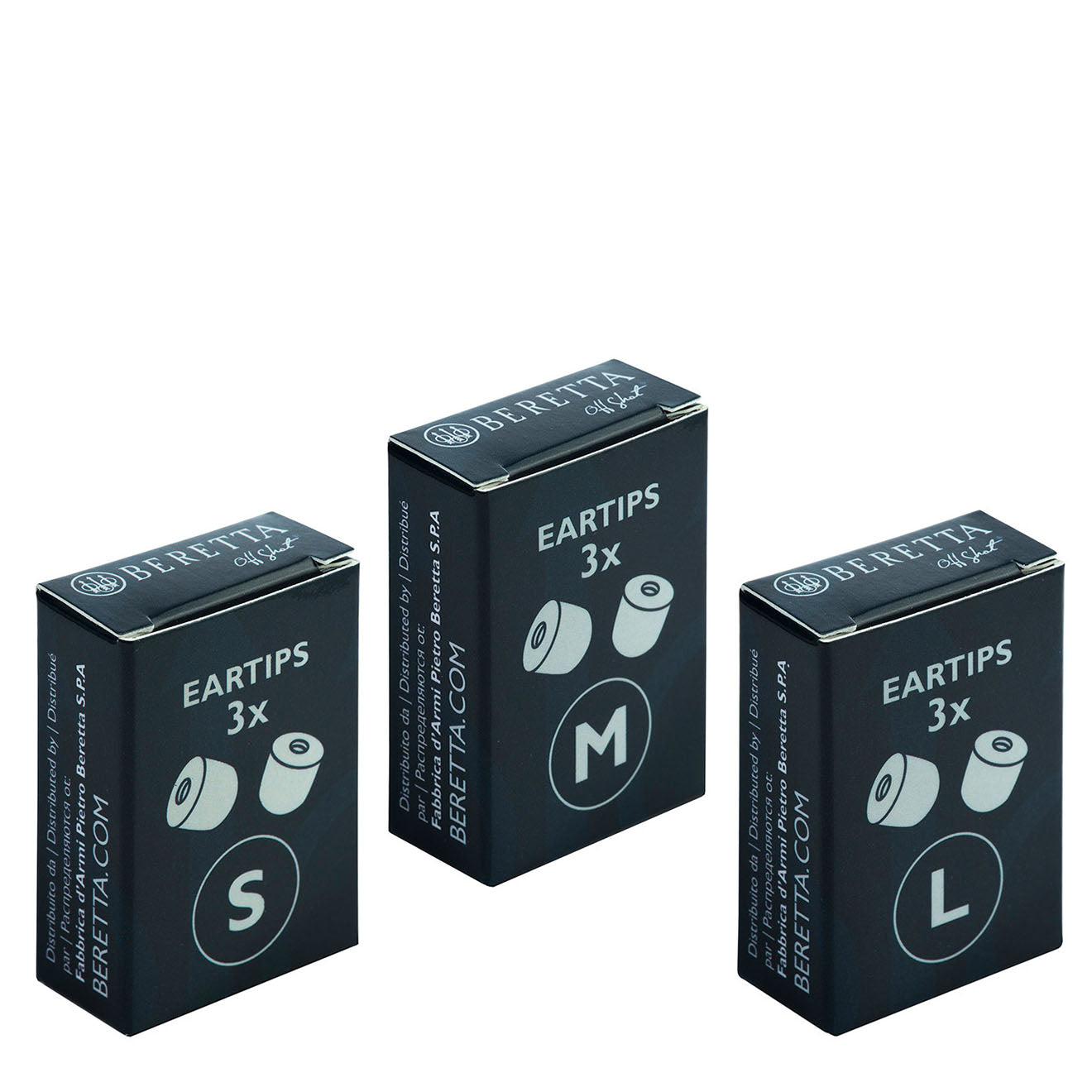 Beretta Mini Headset Tips Refill Black - The Sporting Lodge