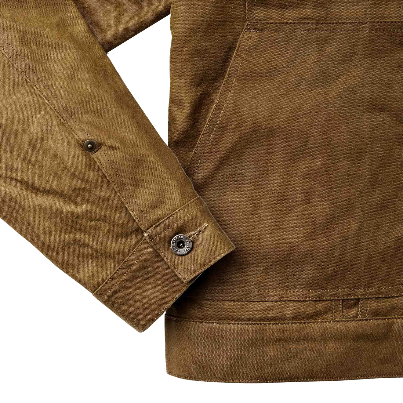 Filson Short Lined Cruiser Jacket Dark Tan - The Sporting Lodge