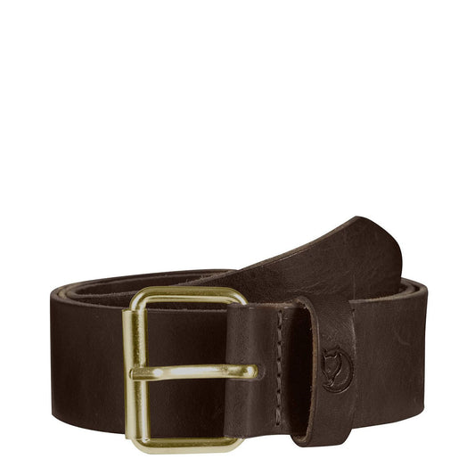 Fjallraven Singi Belt 4cm Leather Brown - The Sporting Lodge