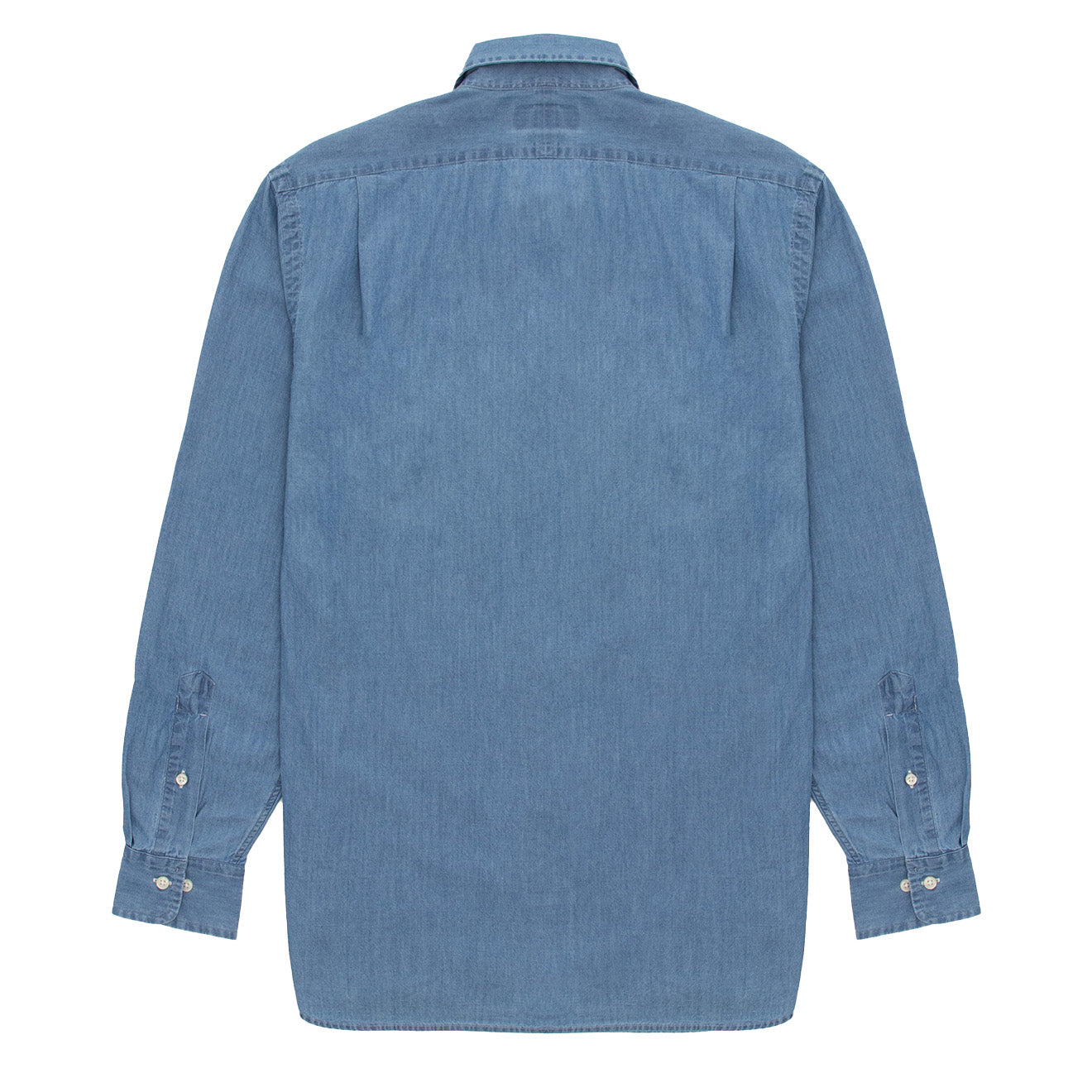 Polo Ralph Lauren Custom Fit Indigo Chambray Shirt Medium Blue - The Sporting Lodge