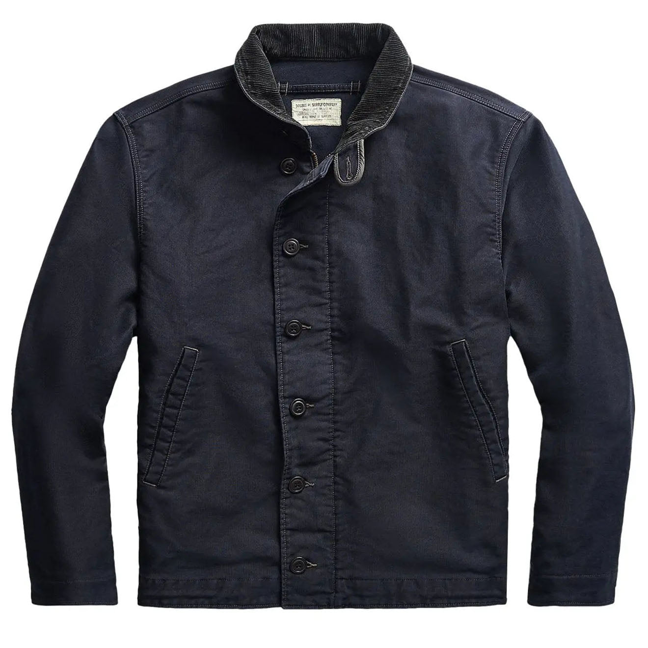 RRL by Ralph Lauren Jungle Cloth Deck Jacket Dark Navy - The Sporting Lodge