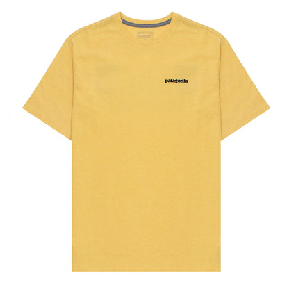 Patagonia P-6 Logo Responsibili Tee Milled Yellow - The Sporting Lodge