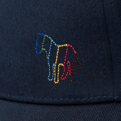 Paul Smith Cap PS Broad Zebra Blue - The Sporting Lodge