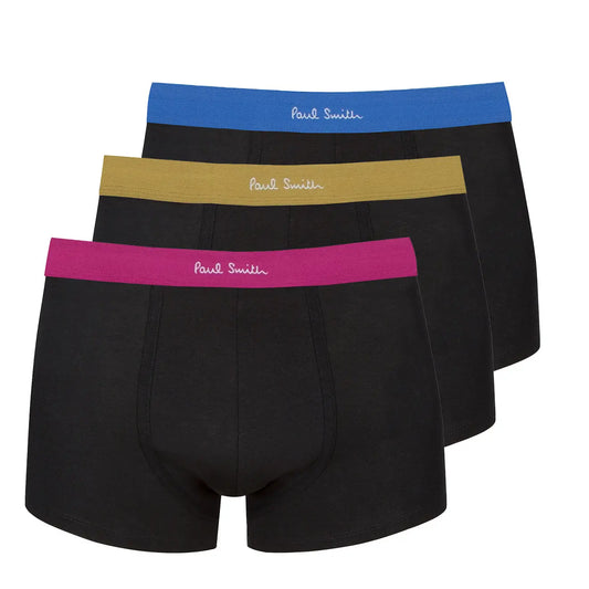 Paul Smith Trunk 3 Pack Black / Multi Band - The Sporting Lodge