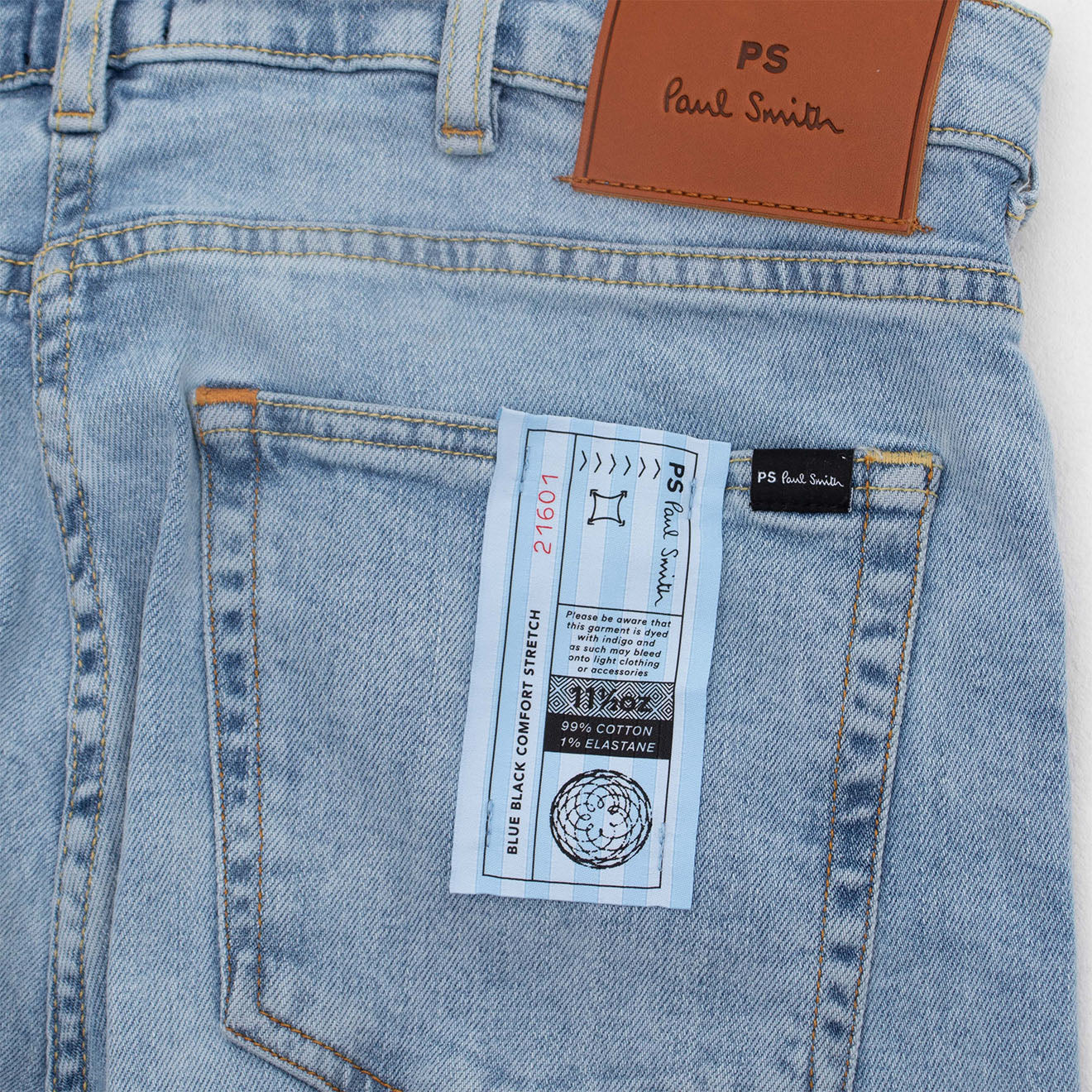 Paul Smith Tapered Fit Jean Light Base