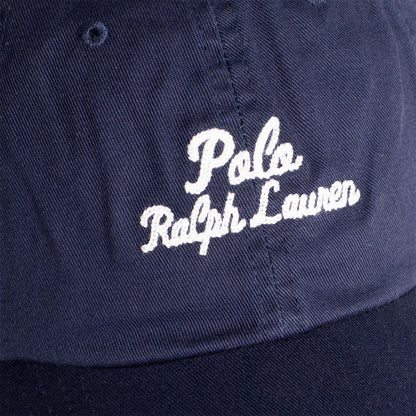 Polo Ralph Lauren Embroidered Twill Ball Cap Newport Navy - The Sporting Lodge